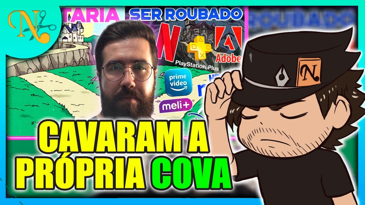 O FIM DAS ASSINATURAS E O INÍCIO DA GRANDE ERA DOS PIRATAS - React @canalnerdcronico​