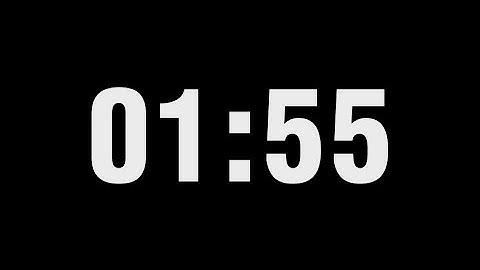 1 Minute 55 Second Timer Countdown | 1:55