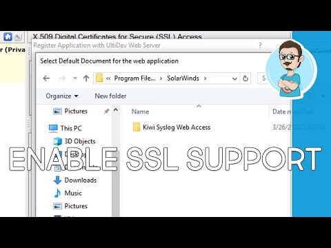 Enable SSL Support | Can't Log into Kiwi Syslog Web Access Portal!