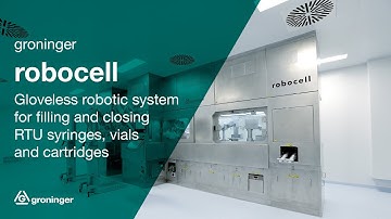 robocell | Gloveless robotic system for filling and closing RTU syringes, vials and cartridges