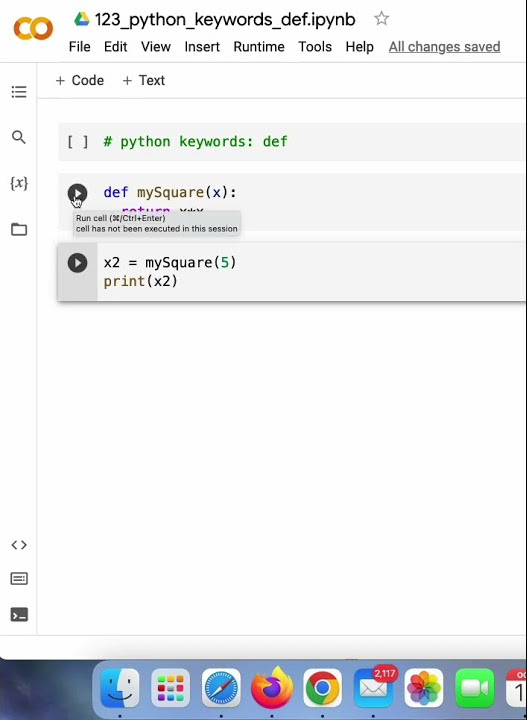 Python keywords: def - YouTube