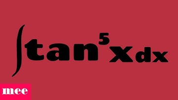 Integration of tan^5x