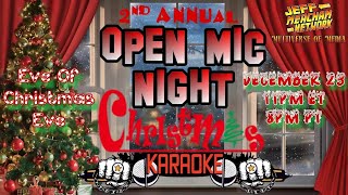 2nd Annual Open Mic Christmas Karaoke Night