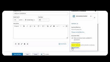 D2L  BRIGHTSPACE CREATE DROPBOX ASSIGNMENTS, TURNITIN.COM, AND GRADING RUBRIC