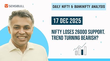 NIFTY & BANK NIFTY Analysis for Tomorrow | Stock Market Outlook | 17 December 2025, Wednesday