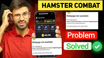 WebPage Not Available in Hamster Kombat ! Hamster Kombat Web Page Not Opening Problem?