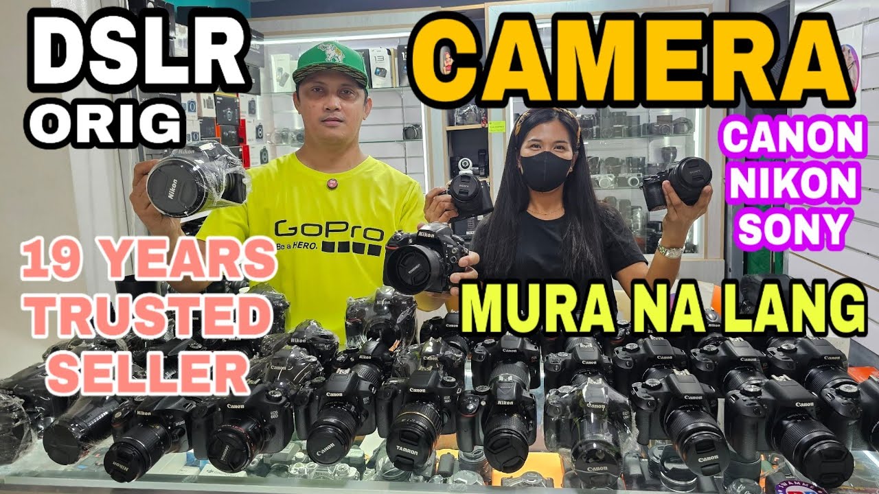 Daming mababa sa PRESYO ngayon DSLR CAMERA CANON NIKON SONY,Avail insta 360 Gopro Dji action cam