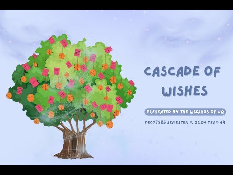 DECO7385 Cascade of Wishes by The Wizards of UQ (Team 14)