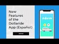 New features on the dollaride app espaol