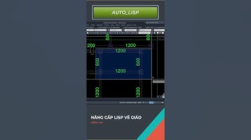 ✅ LISP CAD HAY Vẽ Mặt Cắt Giáo Nêm