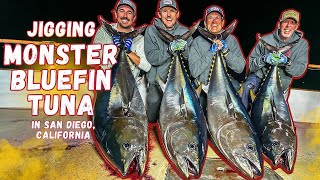 Mastering San Diego's Bluefin Tuna: NonStop Slow Pitch Jigging Action and BloodyDecks