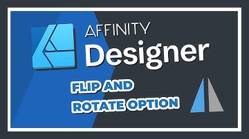 Affinity Designer Tutorial - Flip & Rotate Option