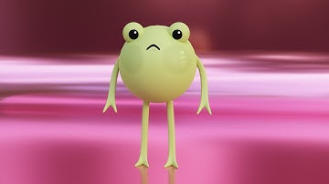 Modeling a frog character - Blender Tutorial