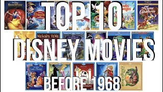 Top 10 disney movies before 1968