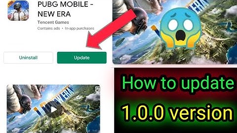 HOW TO UPDATE 1.0.0 VERSION IN PUBG MOBILE | IN ANDROID| AFTER PUBG MOBILE BAN ||