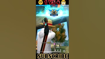 1 vs 4 clutch 4 finger free fire #shorts #shortsfeed #youtubeshorts #freefire #freefireshorts #viral