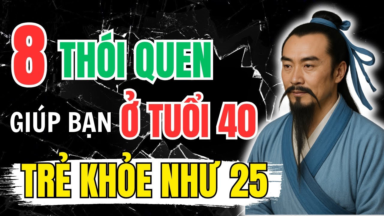 8 thói quen Ở TUỔI 40 khiến bạn TRẺ NHƯ TUỔI 25 | Trẻ lâu không phải do di truyền mà do lựa chọn!