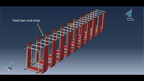Simulation three point bending of a RC beam reinforced with CFRP in Abaqus