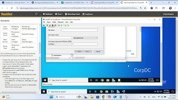 4 4 11 Create User Accounts TestOut Lab