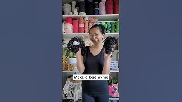 Detailed tutorial on my Youtube channel 🖤 #macramebag #backpack #diy #handmade #youtube #tutorials