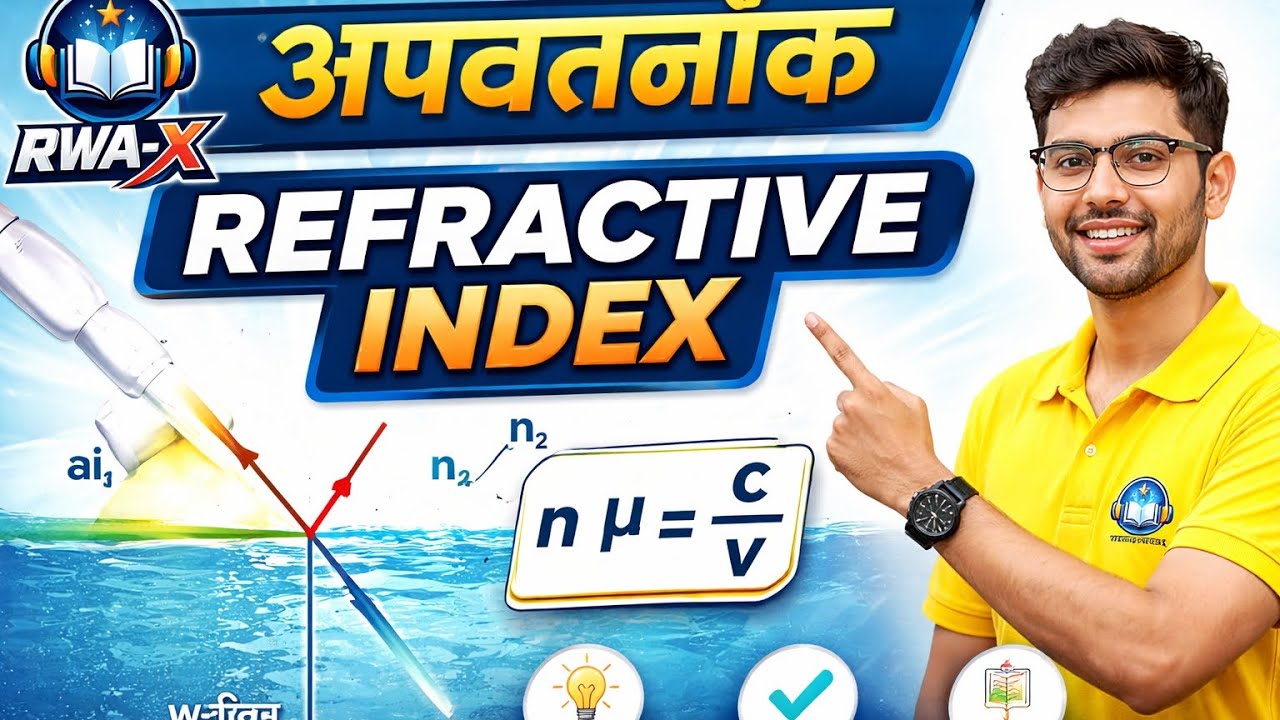 Refractive Index Complete Concept | Formula & Tricks | Refractive Index ...