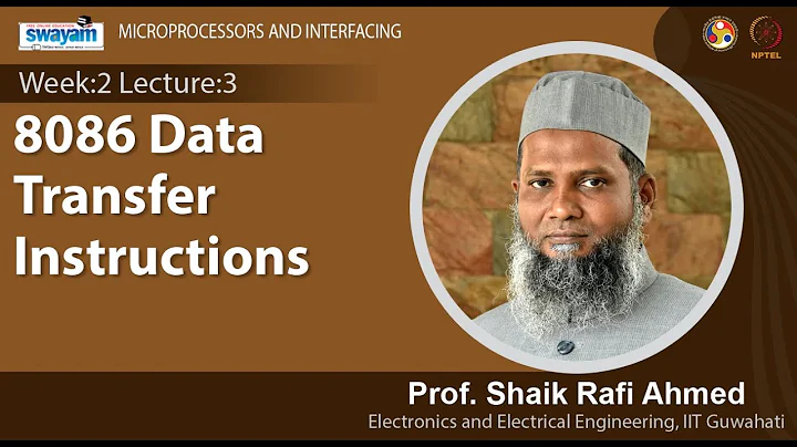 Lec 6 : 8086 Data Transfer Instructions