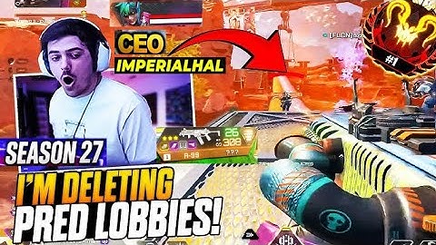 ImperialHal (THE CEO) Dominating Lobby ROAD TO TOP #1 PRED❗APEX PREDATOR 🚨 APEX LEGENDS RANKED