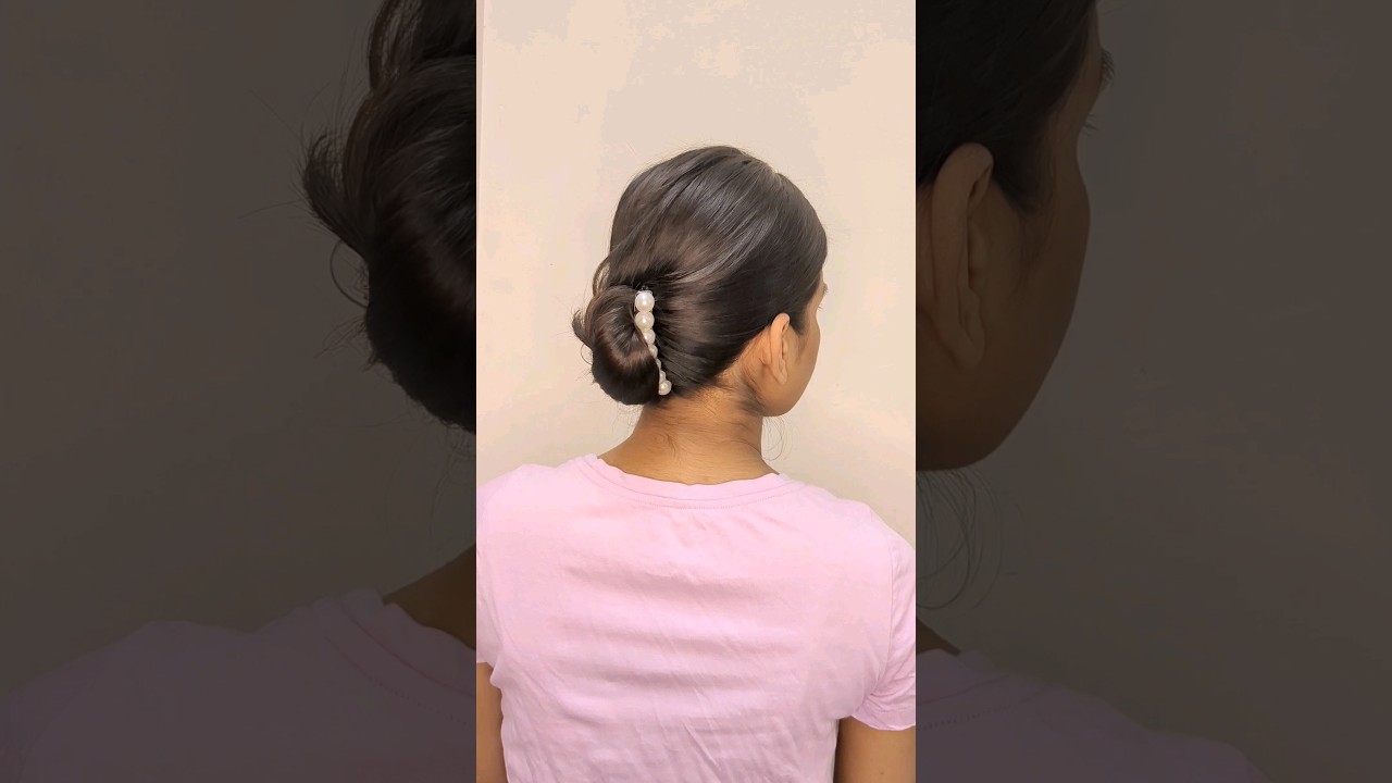 ✨QUICK PEARL CLAW CLIP HAIRSTYLE ✨ 