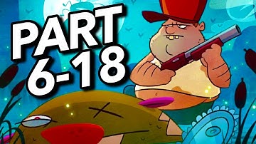 Swamp Attack Episode 6 Level 18 Walkthrough Gameplay - The Legend Returns, (6-18)