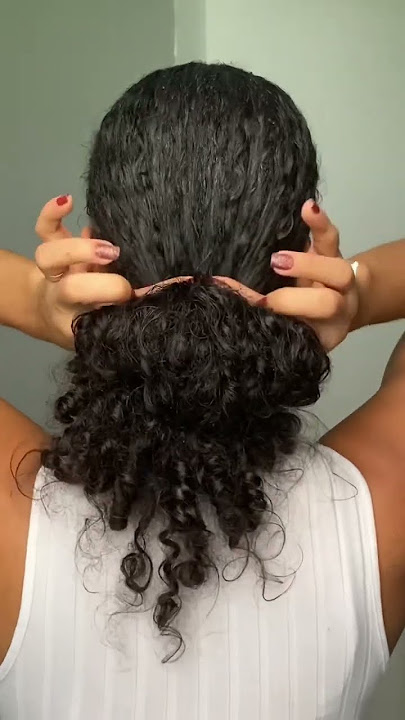 PENTEADO PARA CABELO CACHEADO #penteadoscachos #penteadossimples #curlyhair #cachos #penteado