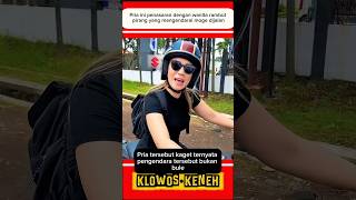 Download Lagu Penasaran dengan wanita berambut pirang pria ini tak menyangka, dikira bule ternyata ini #shorts MP3