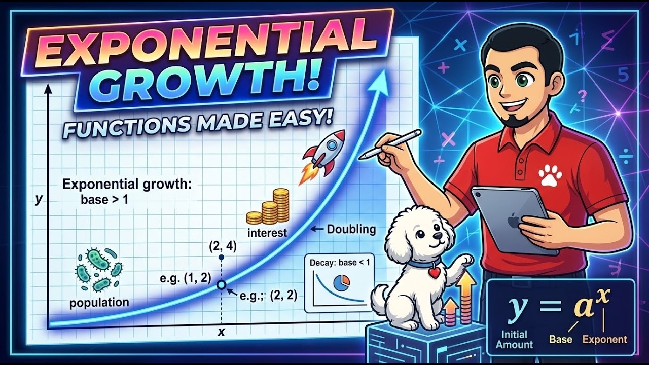 Exponential functions (ib mathematics) - YouTube