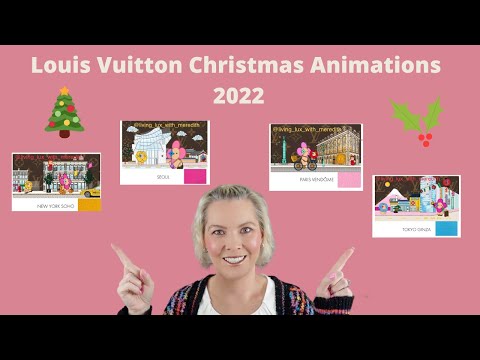 Louis Vuitton Christmas animation 2022, LV Christmas 22, LV Holiday  release date