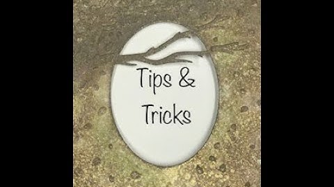 Sizzix Impresslits/ Tips and Tricks