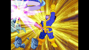Marvel vs Capcom 2 - Sentinel Cyclops Thanos TAS Final Preview