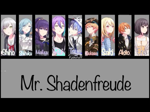 [KAN\ROM/ENG] [AI COVER] Mr. Schadenfreude Color Coded Lyrics Video