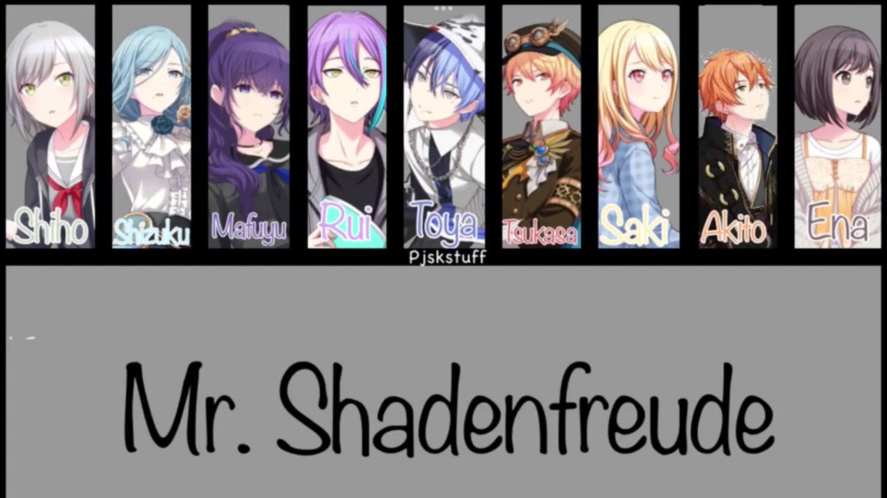 [KAN\ROM/ENG] [AI COVER] Mr. Schadenfreude Color Coded Lyrics Video