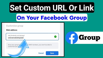 How To Change Facebook Group Link Name | 2023 | Change Facebook Group URL On Mobile | Custom URL Fb