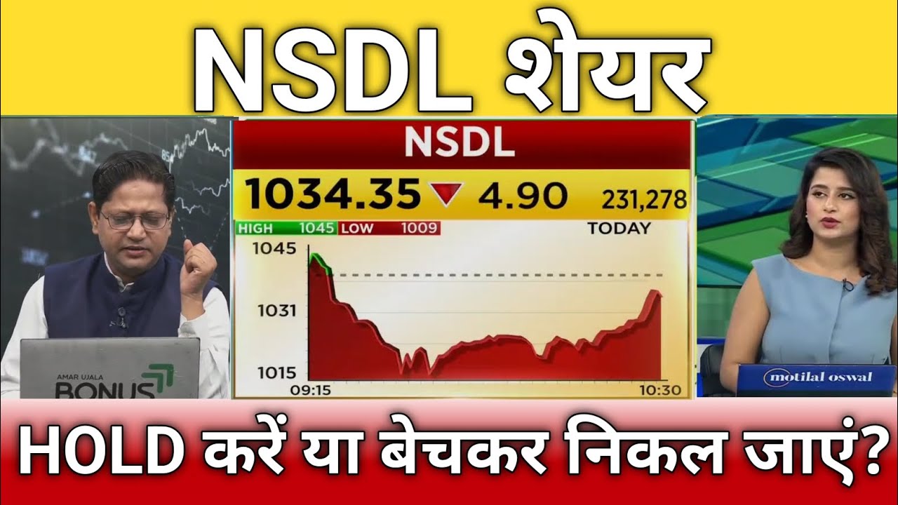 Nsdl share latest news, nsdl share target, nadl share anelysis, nsdl share hold or sell?