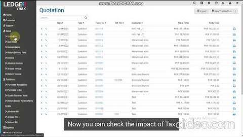 How to add new taxes in LedgerMax?