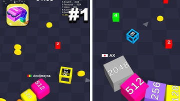 Cube Arena 2048: Merge Numbers - Hyper Hybrid Casual - Gameplay Walkthrough (iOS & Android)