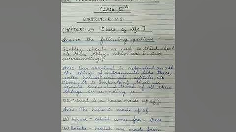 Web of Life Worksheet (Class III, EVS, Ch-24) | KIDZ MILLENNIUM SCHOOL, ROORKEE