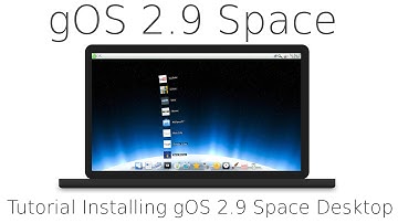 Tutorial Installing gOS Space Desktop and a quick tour, Good OS Linux, based on Ubuntu
