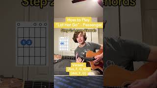 How to Play “Let Her Go” - Passenger 🎸 #guitartok #guitarlesson #guitartutorial #acousticcover