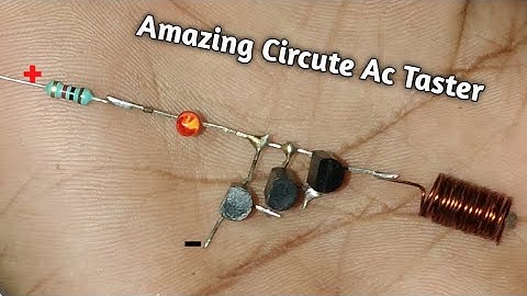 How To Make Amazing Voltage Detector, Non Contact Taster. Electronic Projects