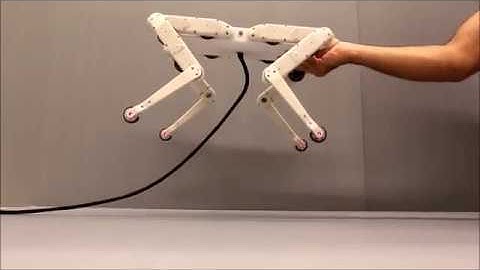 20190823 Quadruped robot Solo compliance control