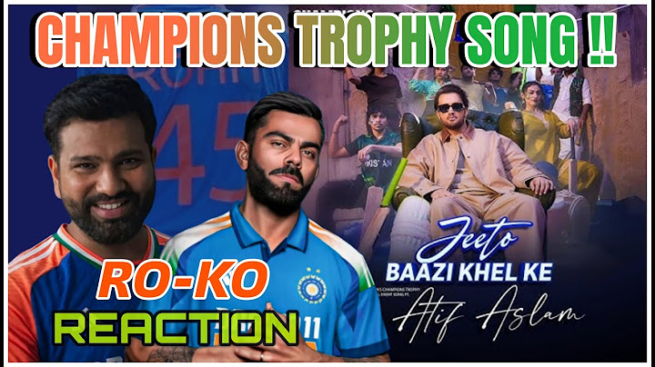 JEETO BAAZI KHEL KE | CHAMPIONS TROPHY 2025 | ICC | ATIF ASLAM #championstrophy2025 #rohitsharma