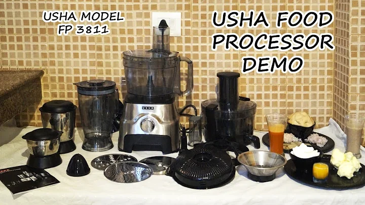 Usha Food Processor Tutorial | Usha FP3811 Food Processsor Demo |How to Use Food Processor #usha3811