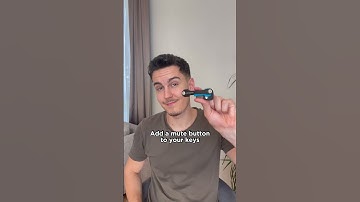 Add a mute button to your keys 🔇 #keysmart #keyorganizer #amazonfinds