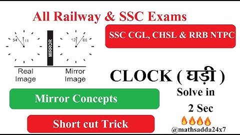 Clock | Clocks Reasoning Tricks | Clock Reasoning/Math/Trick/In Hindi/Solution/Problems/Questions